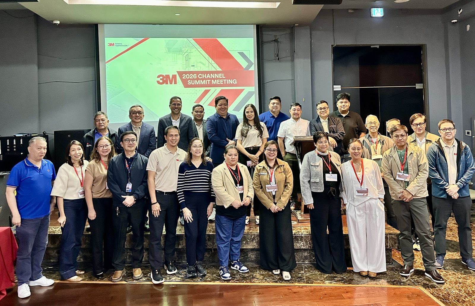 3M Philippines distributor and partner leaders with Jerry Ilao at the 2026 Channel Summit Meeting