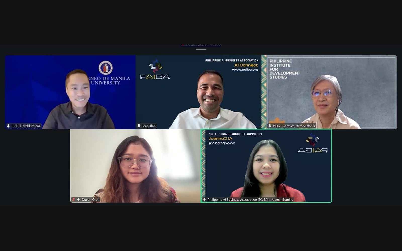 Jerry Ilao interviewed online by Philippine Institute for Development Studies researchers alongside PAIBA representatives